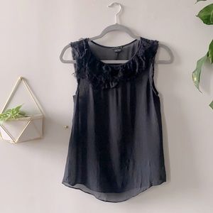 Theory sheer silk blouse Sz. P